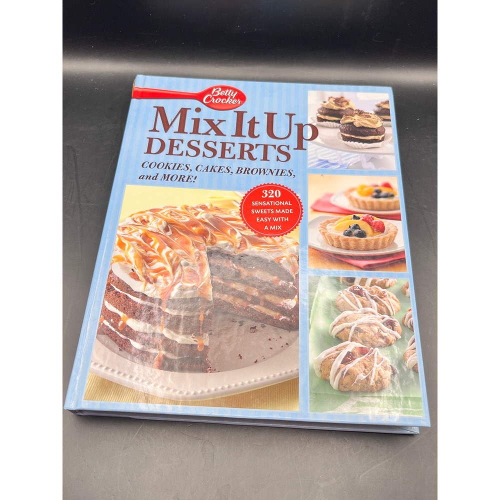 Betty Crocker Mix It Up Desserts Cookbook Cookies Cakes Brownies Recipes